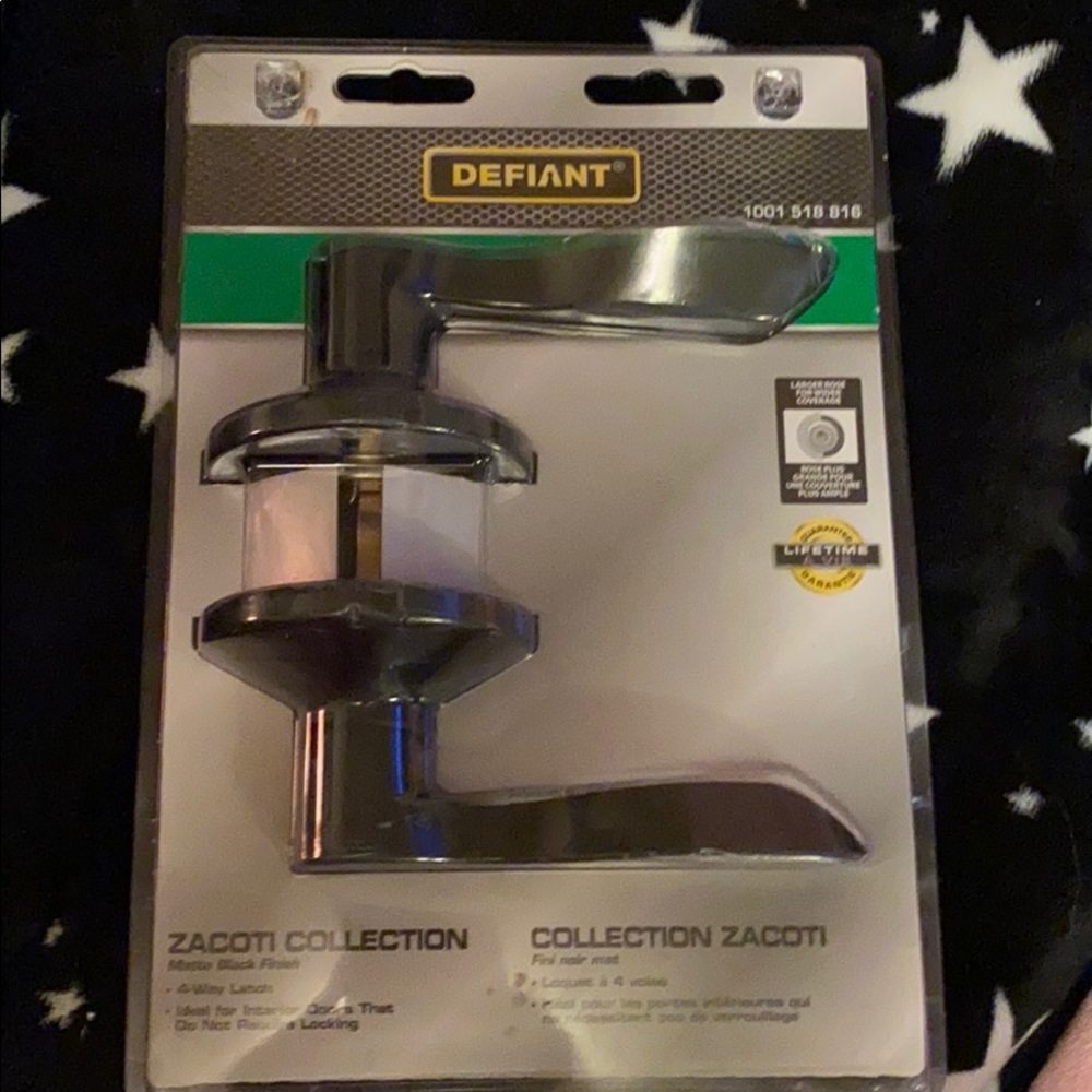 Defiant dummy lock/ 4 way latch (no lock)